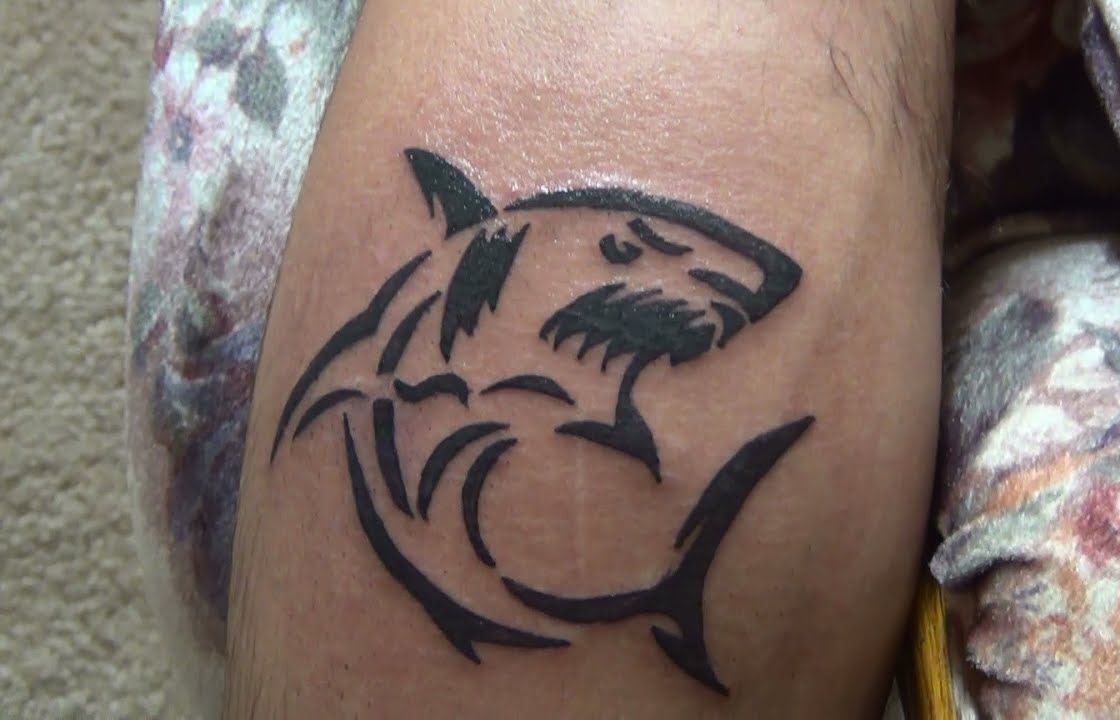 Ảnh Tattoo cá mập mini